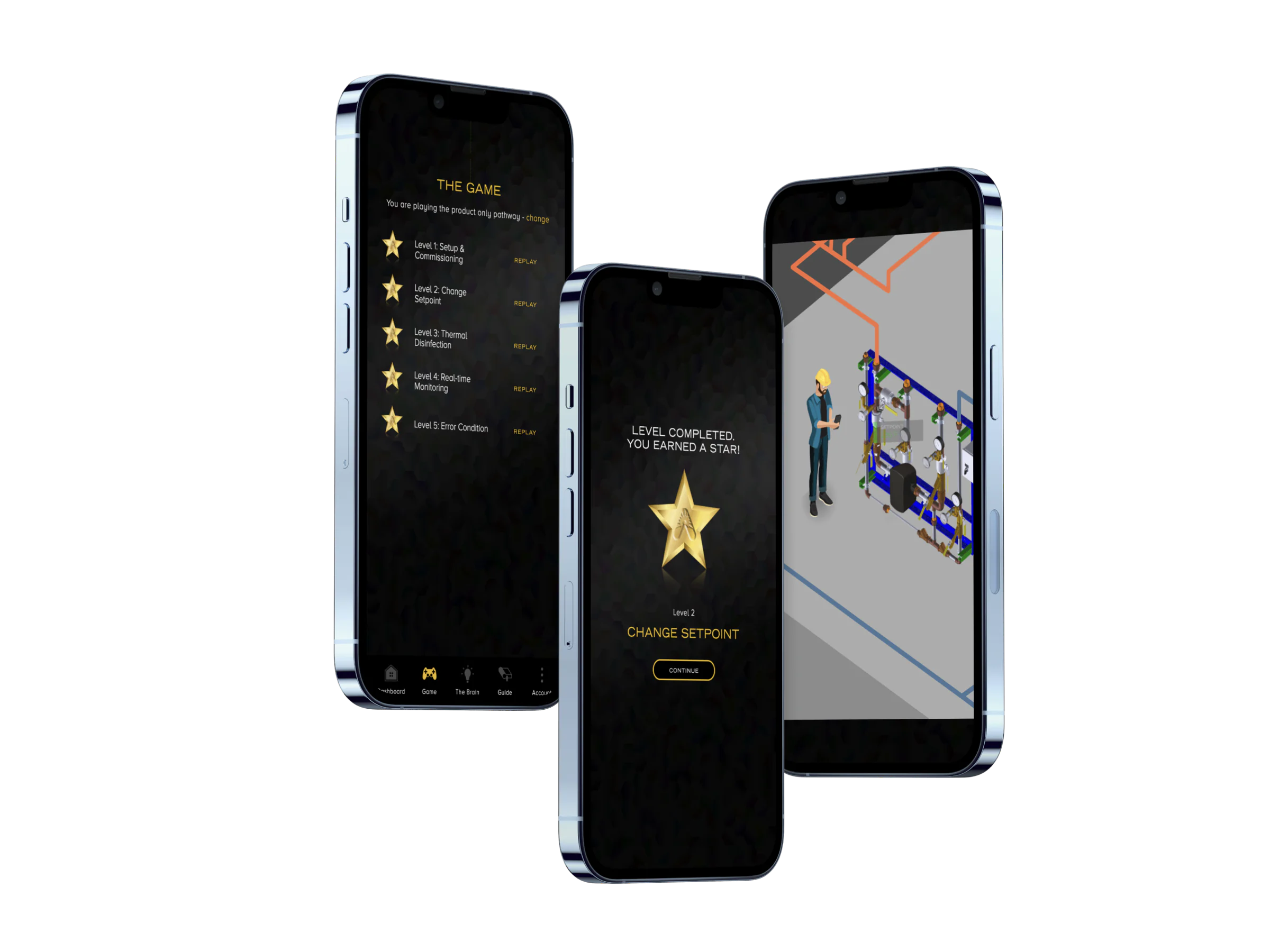 The game screen